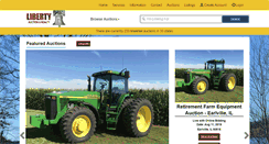 Desktop Screenshot of libertyauctionandrealty.com